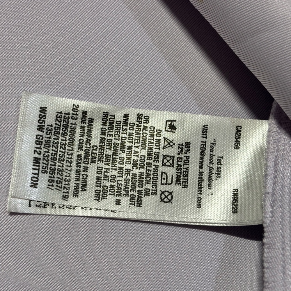 Ted Baker Lavender Mitton Mini Skater Dress - Picture 7 of 10